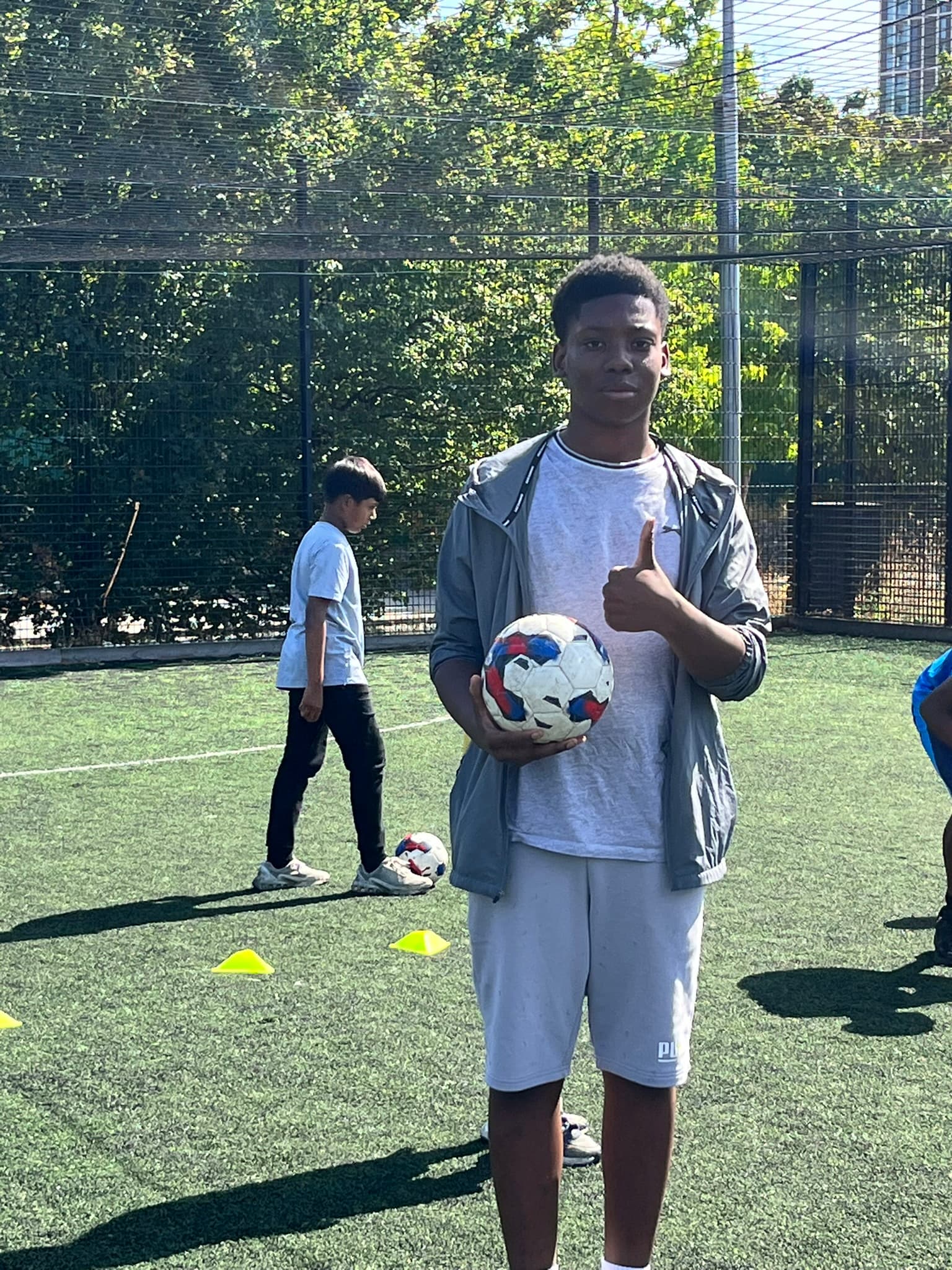 A youth-led member mentoring younger peers at Youth Active